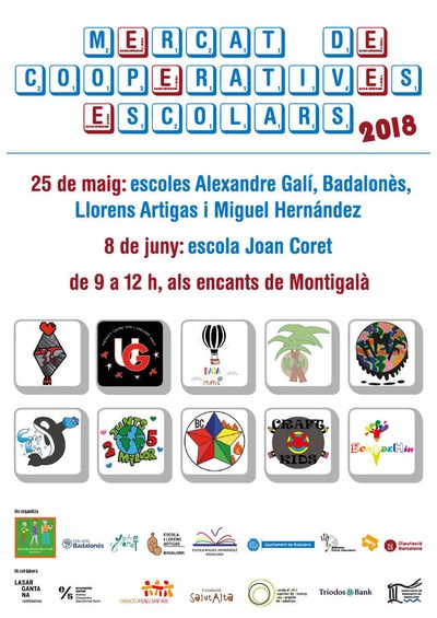 Alumnes de 5è d’escoles badalonines oferiran demà divendres als Encants de Montigalà els productes que han creat com a cooperatives.
