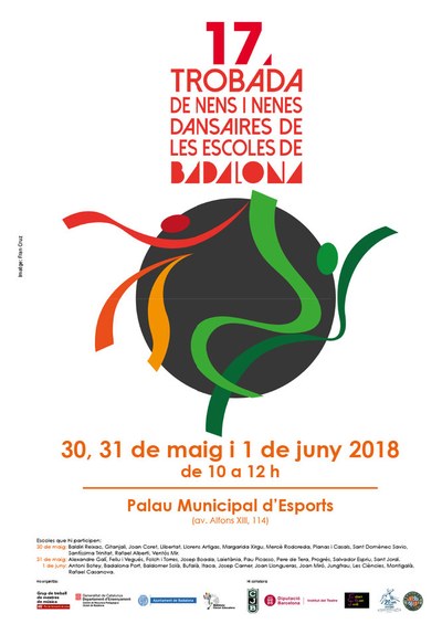 34 escoles de Badalona participen en la 17a Trobada de nens i nenes dansaires.