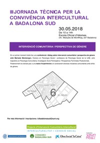 Aquest dimecres es celebra la III Jornada Tècnica per la Convivència Intercultural a Badalona Sud