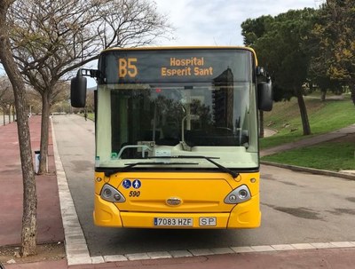 Una mitjana de 500 persones es beneficien de la línia d’autobús B5 els dies festius.