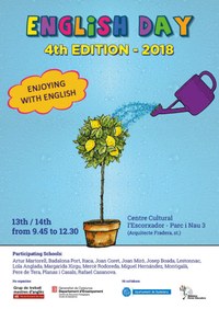 Sis-cents alumnes de 3r i 4t de diverses escoles de Badalona participen a l’English Day 2018