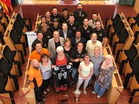 L’Ajuntament de Badalona ofereix una recepció a l’equip de futbol americà dels Dracs per la consecució del títol lliga