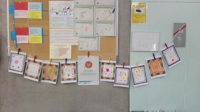 Centres d’Atenció Primària de Badalona acullen una exposició de dibuixos infantils creats a les biblioteques de la ciutat.