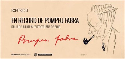 “En record de Pompeu Fabra” és la nova exposició que presenta demà el Museu de Badalona.