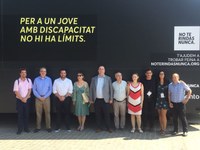 Badalona acull entre avui i demà la road show de la Fundació ONCE per apropar a joves amb discapacitat al món laboral