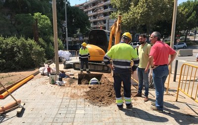 Controlada i segellada una fuita accidental de gas a l’avinguda del President Companys.