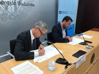 Joves de Badalona pintaran un mural al dipòsit d’aigües del barri de Pomar com a solució innovadora contra el vandalisme