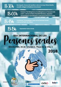 Dia Internacional de les Persones Sordes a Badalona