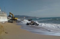 L’Ajuntament de Badalona i l’Àrea Metropolitana de Barcelona realitzen una actuació d’emergència al col·lector de Llevant per intentar evitar el seu trencament