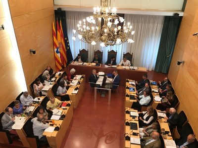 El dimarts 30 d’octubre, sessió ordinària del Ple de l’Ajuntament de Badalona.