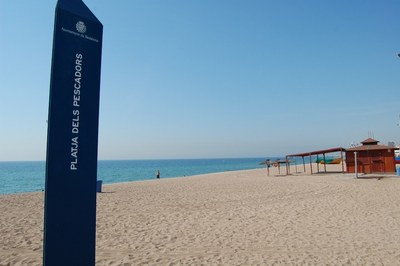Badalona acull la primera prova de la Lliga d’Hivern de Vòlei Platja.