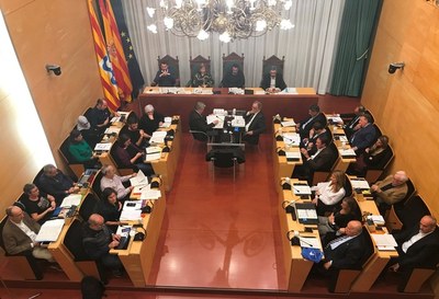 El dimarts 27 de novembre, sessió ordinària del Ple de l’Ajuntament de Badalona.