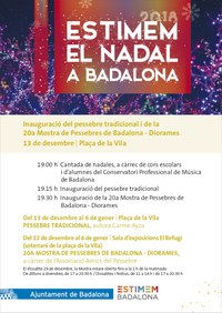 Dijous 13 de desembre s’inaugura el Pessebre de la plaça de la Vila i la 20a Mostra de Pessebres a la sala El Refugi