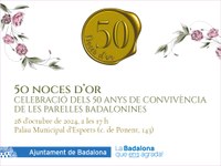 A partir del 27 de maig s’obre el termini de les inscripcions a les Noces d’Or per a les parelles que compleixen 50 anys de convivència