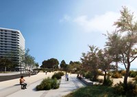 A punt de començar les obres de construcció del Parc del Litoral del barri de la Mora