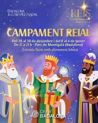 Aquest diumenge s’obre el Campament Reial de Badalona.