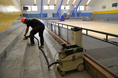 Aquesta setmana han començat les obres de renovació per a la millora de cinc instal·lacions esportives municipals, amb un pressupost de 1.200.000 euros.