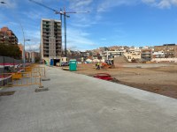 Visita obres urbanització rambla de Sant Joan