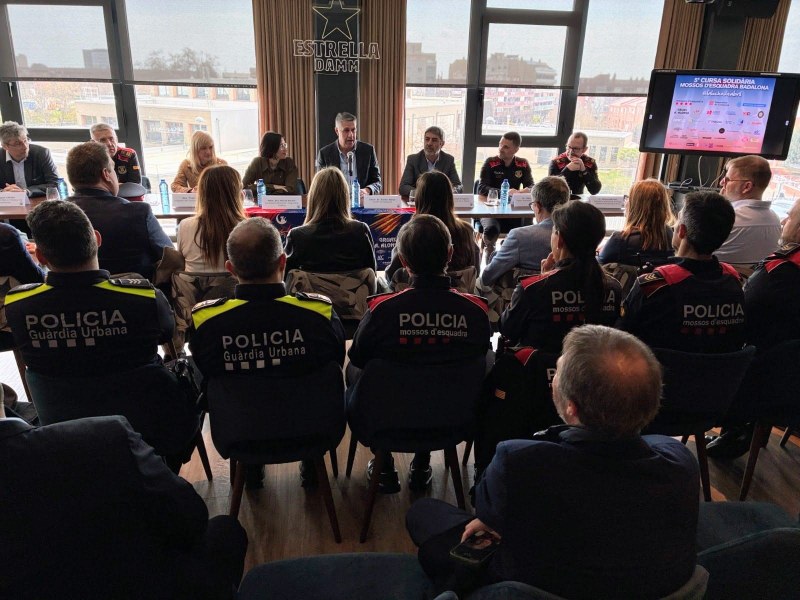Presentació de la 5a edició de la Cursa Mossos d’Esquadra Badalona