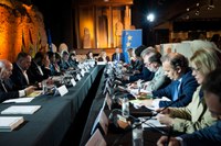 Badalona acull per primera vegada la reunió de la Junta de Govern de la Federació Espanyola de Municipis i Províncies (FEMP), que s’ha fet a l’Espai Termes i Decumanus del Museu de Badalona