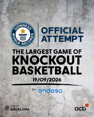Badalona Intent de batre un record Guinness.