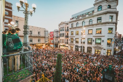 Celebració plaça de la Vila.