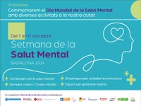 Badalona celebra del 7 a l’11 d’octubre la Setmana de la Salut Mental