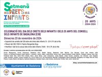 Badalona celebra el 20è aniversari del Consell dels Infants en el marc de la Setmana dels Drets dels Infants sota el lema “Hi havia una vegada els drets dels infants..., fem del conte una realitat!”