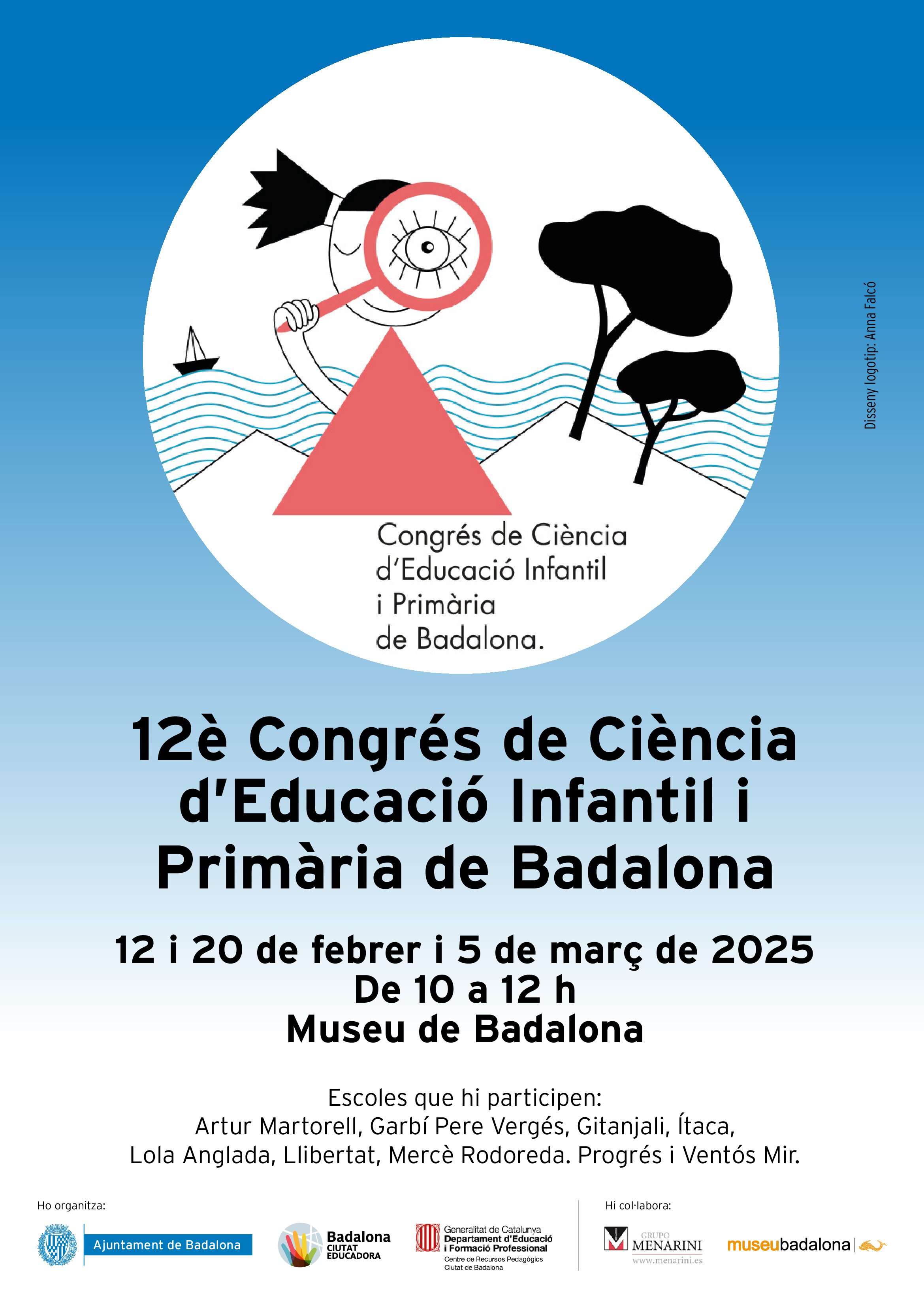 Cartell del 12è Congrés de Ciència d’Educació Infantil i Primària
