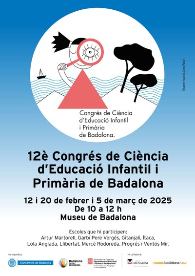 Cartell del 12è Congrés de Ciència d’Educació Infantil i Primària.