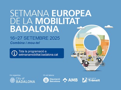 Badalona celebra la Setmana Europea de la Mobilitat amb la Fira de la Mobilitat aquest dissabte al passeig Marítim i amb activitats a les biblioteques.