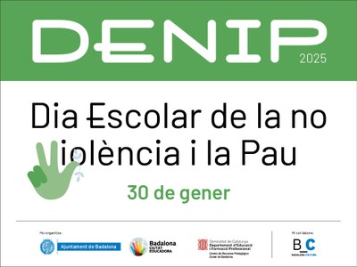 Badalona commemora aquest dijous 30 de gener el Dia Escolar de la No Violència i la Pau.