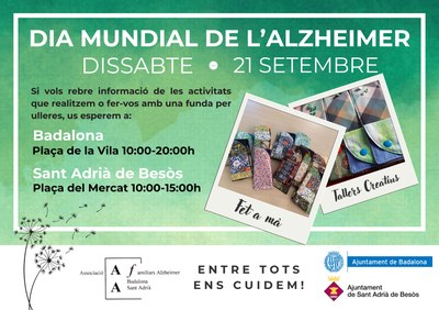 Badalona commemora aquest dissabte el Dia Mundial de l’Alzheimer.