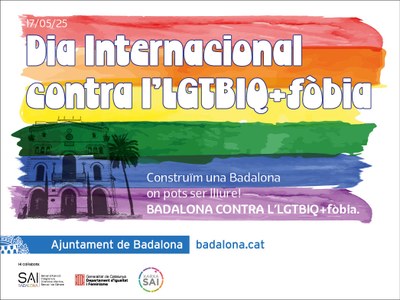 Badalona commemora el Dia Internacional contra l’LGTBIQ+fòbia.