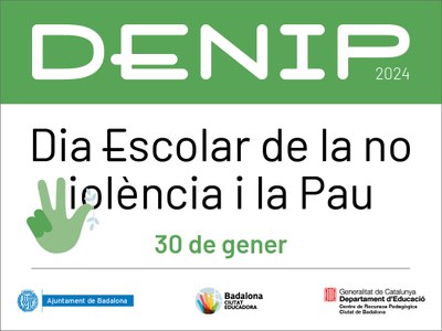 Badalona commemorarà dimarts 30 de gener el Dia Escolar de la No Violència i la Pau.