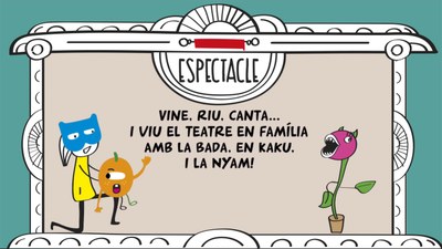 La Bada, en Kaku i la Nyam són els ambaixadors del teatre per als més petits.