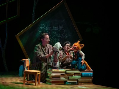 Imatge de l'obra La mestra, de la companyia Anita Maravillas.