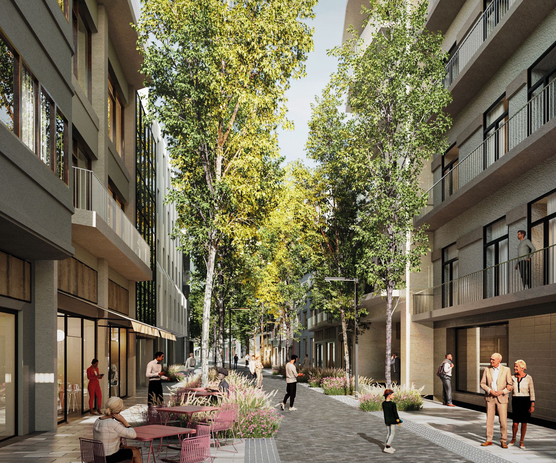 Imatge virtual bulevard al carrer de Francesc Layret 2