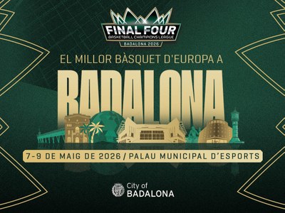 Badalona és aquesta setmana la capital europea del bàsquet amb la Final Four de la Basketball Champions League 2026 que es disputarà al Palau Municipal d’Esports.