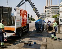 Badalona inicia la retirada dels 55 punts de contenidors soterrats en el marc del desplegament del nou contracte de neteja