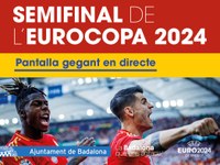 Badalona instal·la una pantalla gegant al parc del Gran Sol de Llefià per veure el partit Espanya-França de semifinals de l’Euro2024