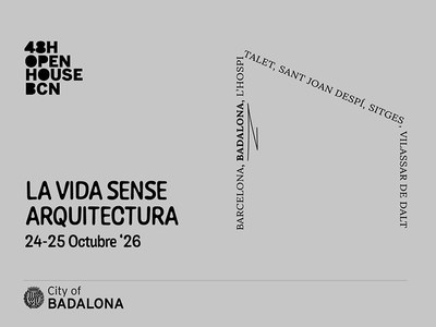 Badalona obre al públic aquest cap de setmana 10 edificis singulars de la ciutat per celebrar una nova edició del Festival d’arquitectura 48h Open House BCN.
