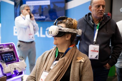 Badalona ofereix música, experiències immersives i sortejos als visitants dels darrers dos dies de FITUR.