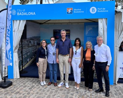 Badalona promociona per primera vegada el seu port amb un estand propi al Palma International Boat Show 2025.