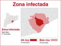 Badalona queda inclosa en la denominada zona infectada de baix risc per la Pesta Porcina Africana i es prohibeix l’accés al medi natural del municipi fins al 14 de desembre