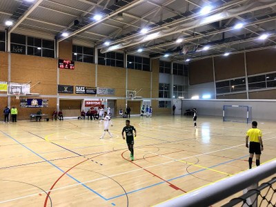 Imatge de l'interior del pavello La Colina.