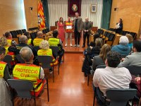 Acte de reconeixement a l’Associació de Voluntaris de Protecció Civil 2