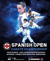 Cartell Spanish Open Karate Championship 2025