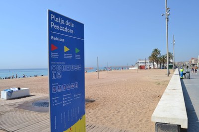 Badalona suma aquest any una Bandera Blava més, gràcies a la recuperació d’aquest reconeixement a la platja del Pescadors.