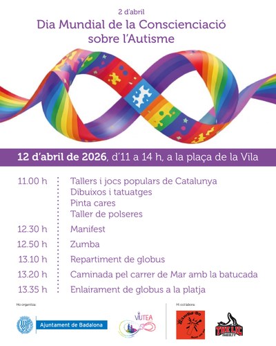 Activitats Diumenge dia 12 d’abril a la plaça de la Vila.